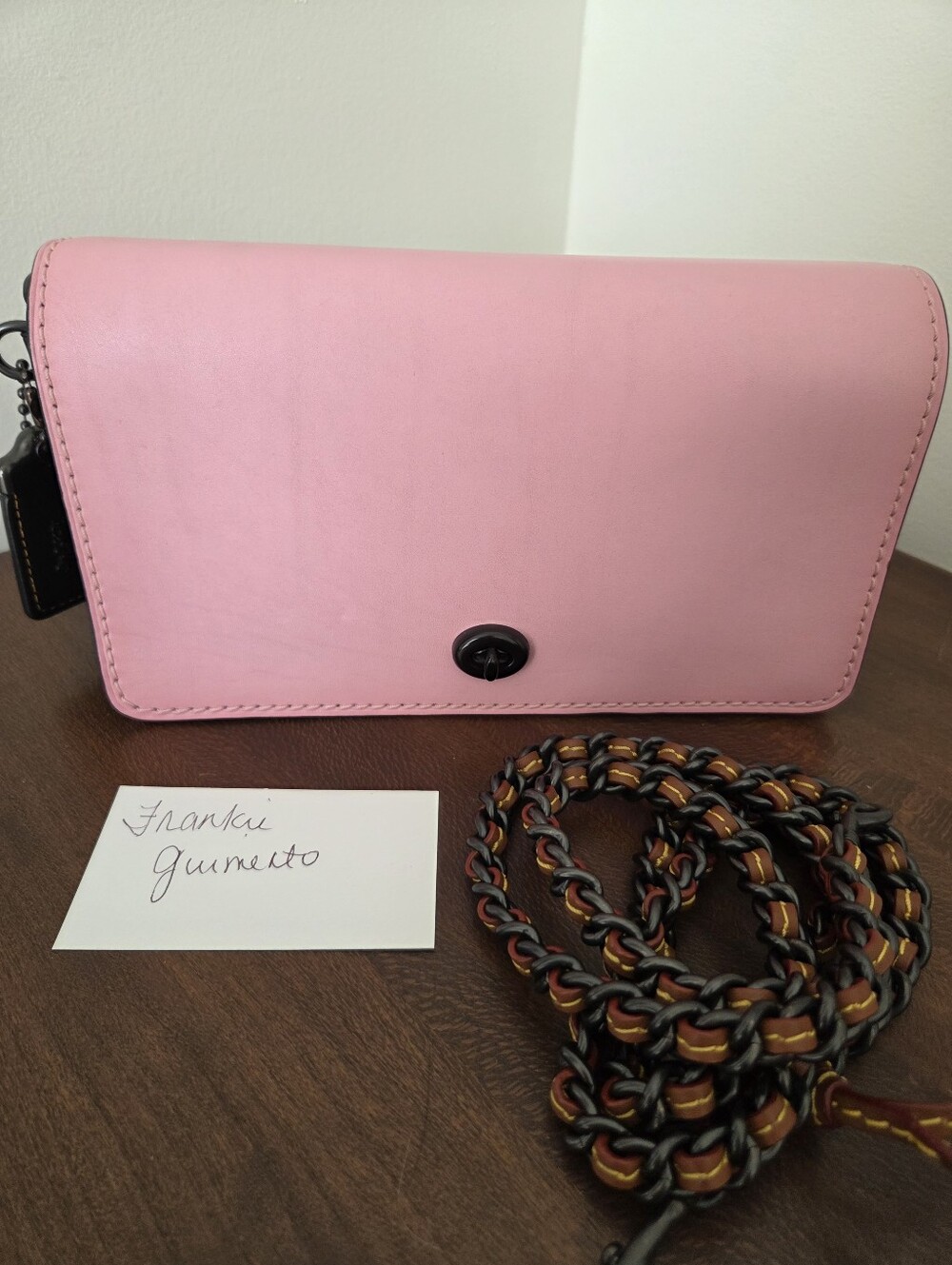 Coach 1941 Dinky Shoulder Bag Pink/Black